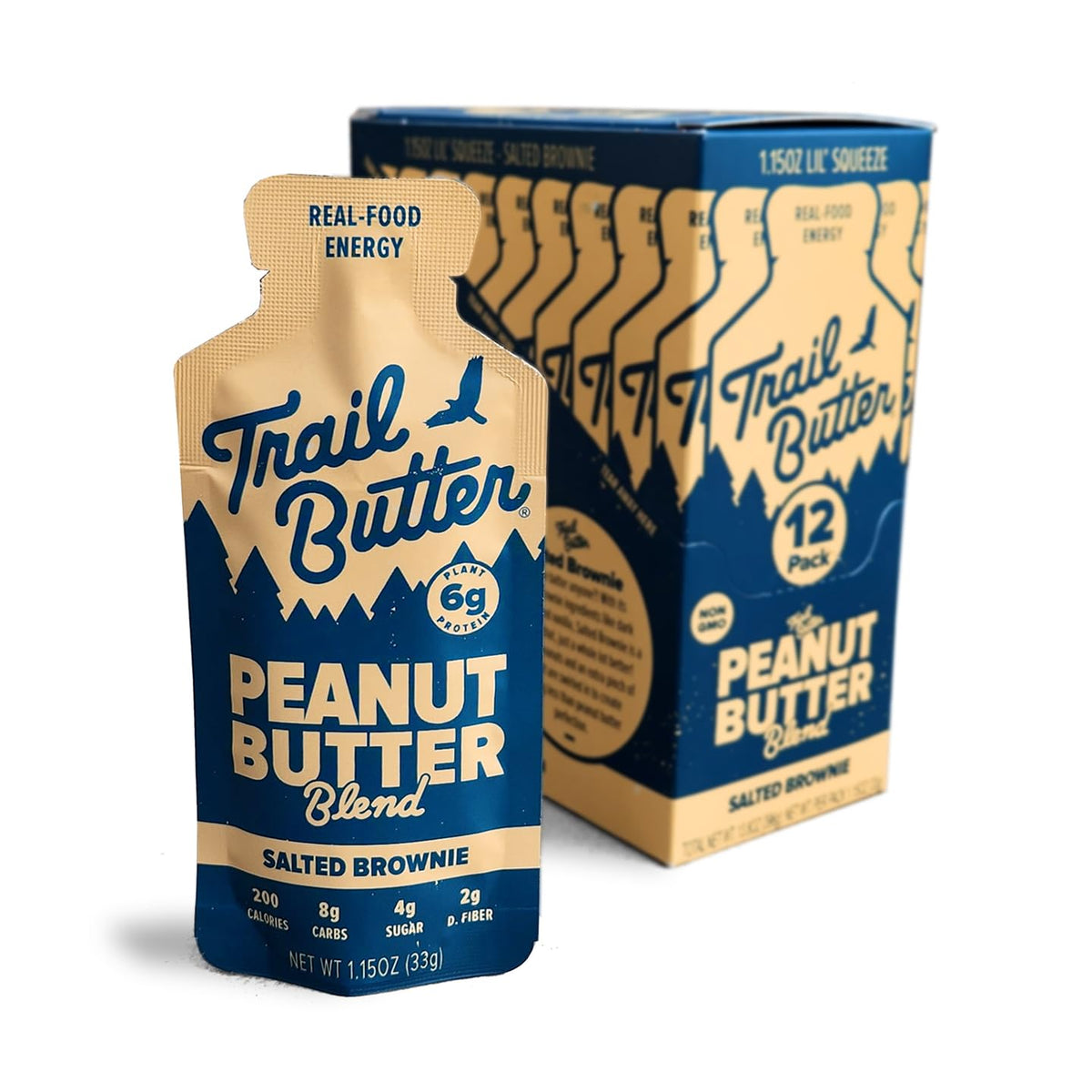 Nut Butter Pouches – Protein Energy Snack, 12-Pack