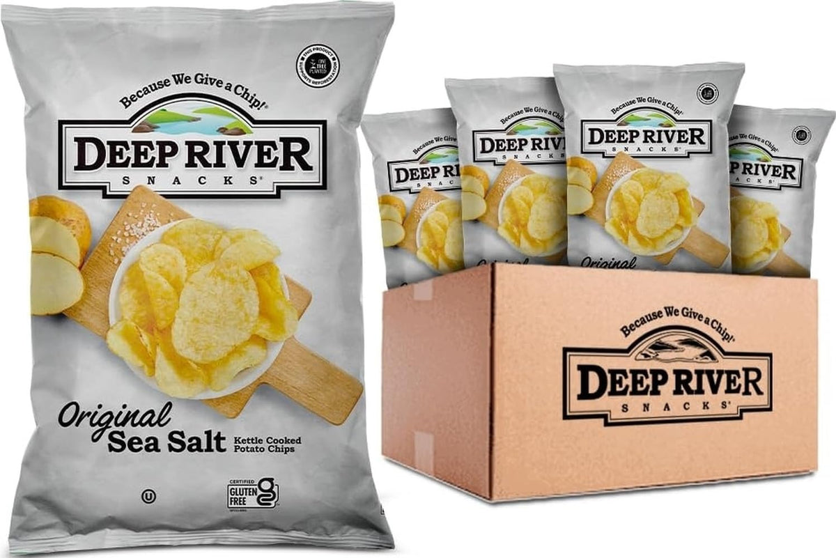 Sea Salt Kettle Cooked Potato Chips – Non-GMO