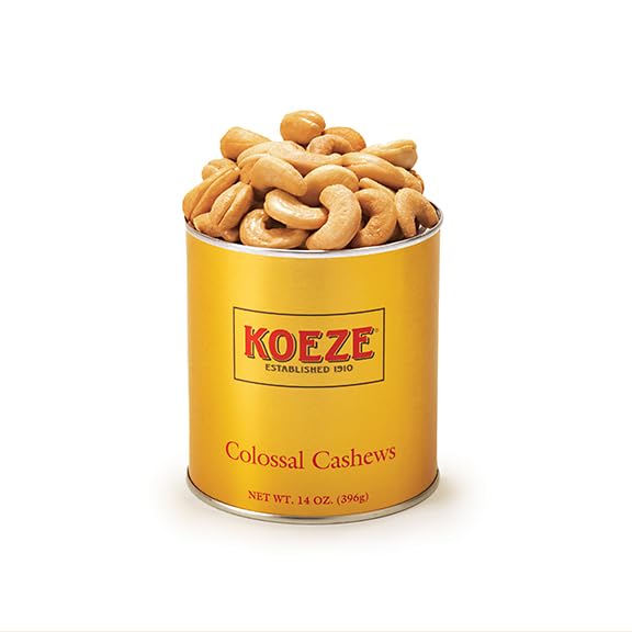 Colossal Roasted Cashews – Large & Buttery