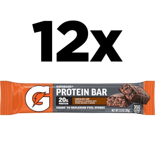 Whey Protein Bars – Chocolate Chip, 12-Pack