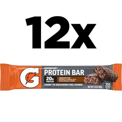 Whey Protein Bars – Chocolate Chip, 12-Pack