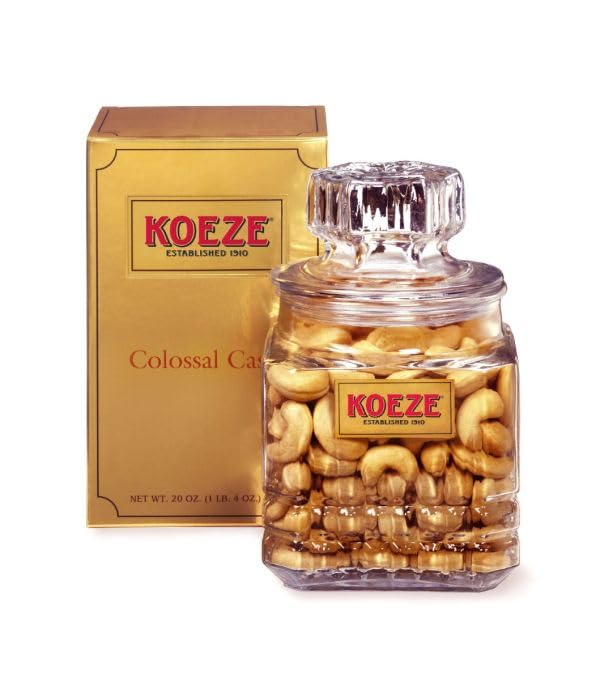 Colossal Roasted Cashews – Large & Buttery