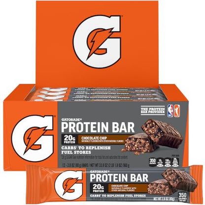 Whey Protein Bars – Chocolate Chip, 12-Pack
