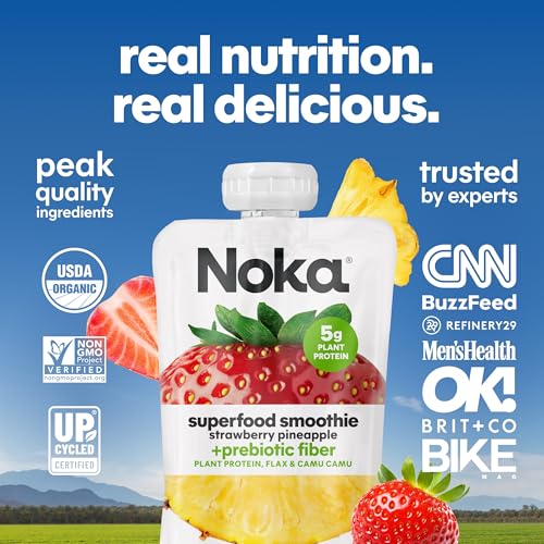 Organic Fruit Smoothie Pouches – Superfood Variety Pack