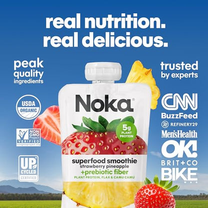 Organic Fruit Smoothie Pouches – Superfood Variety Pack