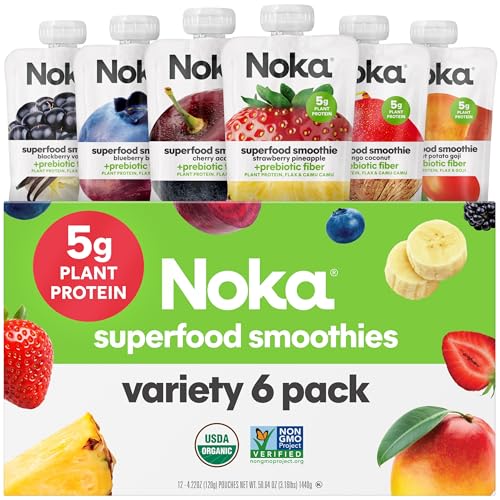Organic Fruit Smoothie Pouches – Superfood Variety Pack