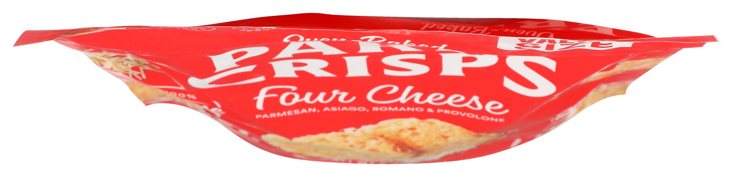 Four Cheese Crisps – Crunchy Baked Snack, 5 oz
