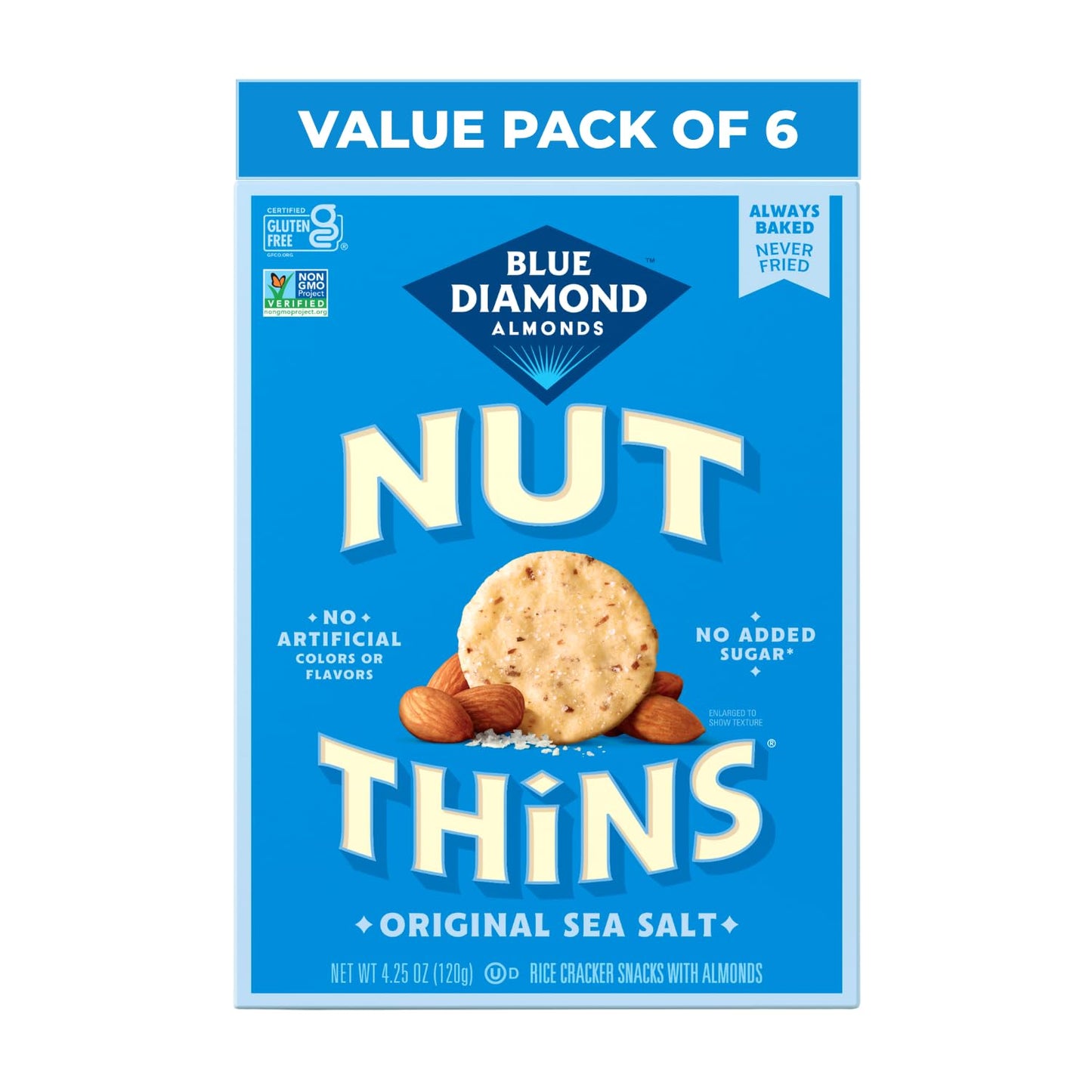 Gluten-Free Nut Crackers – Hint of Sea Salt