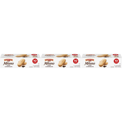 Dark Chocolate Milano Cookies – 10 Snack Packs