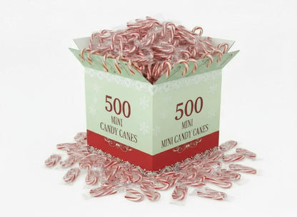 Mini Peppermint Candy Canes – Individually Wrapped