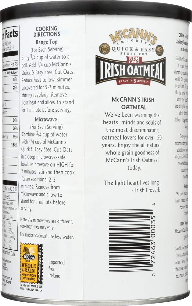 Irish Steel Cut Oatmeal – Traditional Hearty Oats