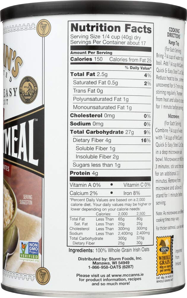 Irish Steel Cut Oatmeal – Traditional Hearty Oats