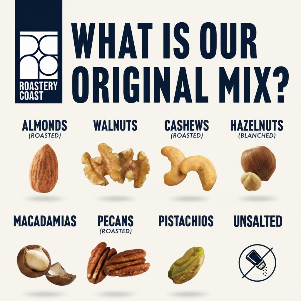 Mixed Nuts Snack Packs – Unsalted, Peanut-Free