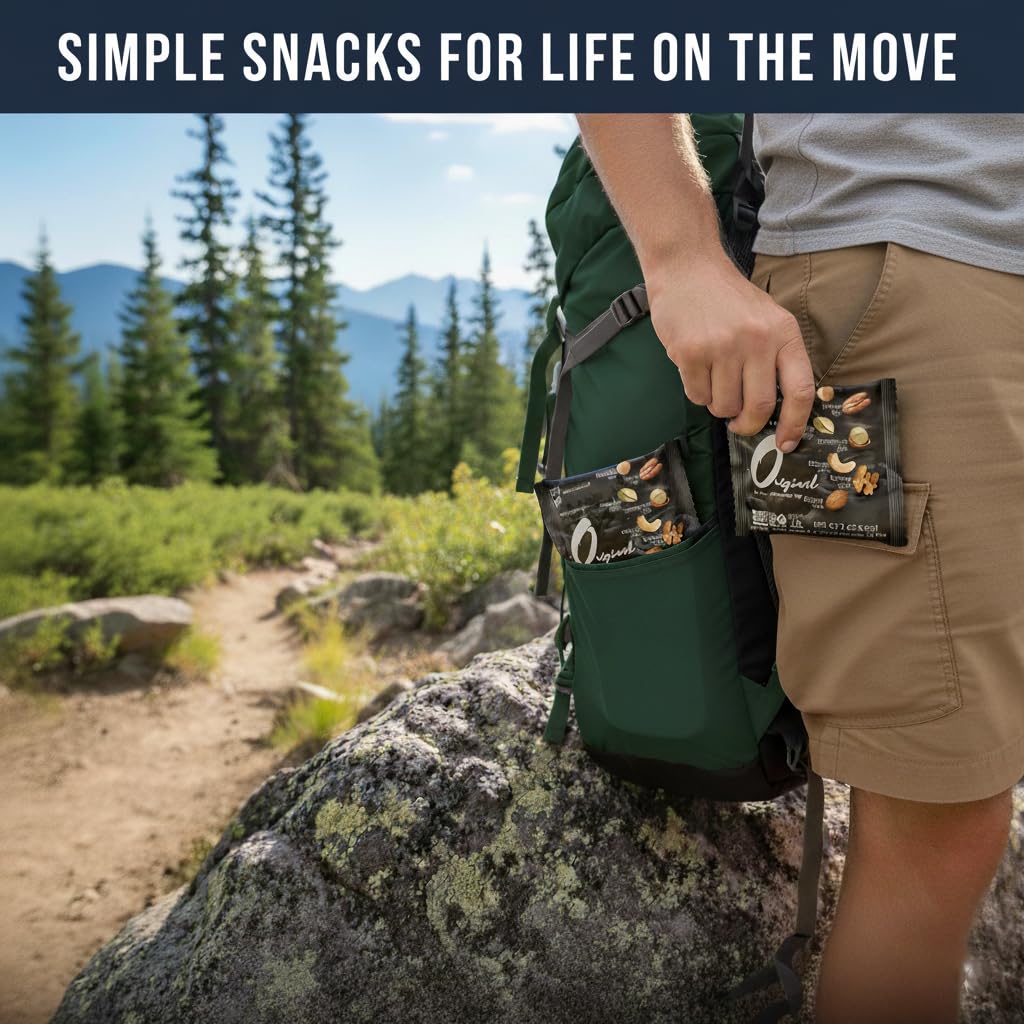 Mixed Nuts Snack Packs – Unsalted, Peanut-Free