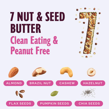 7-Nut & Seed Butter – No Added Sugar or Oil
