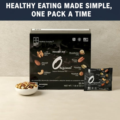 Mixed Nuts Snack Packs – Unsalted, Peanut-Free