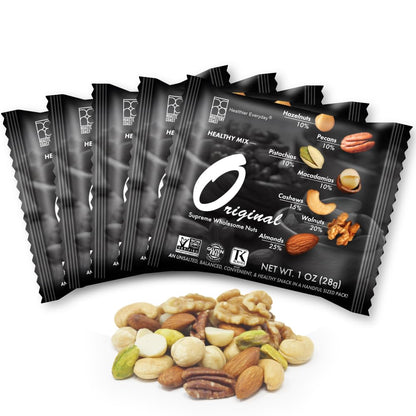 Mixed Nuts Snack Packs – Unsalted, Peanut-Free