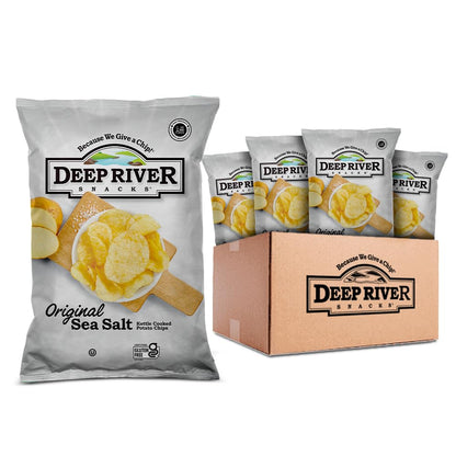 Sea Salt Kettle Cooked Potato Chips – Non-GMO