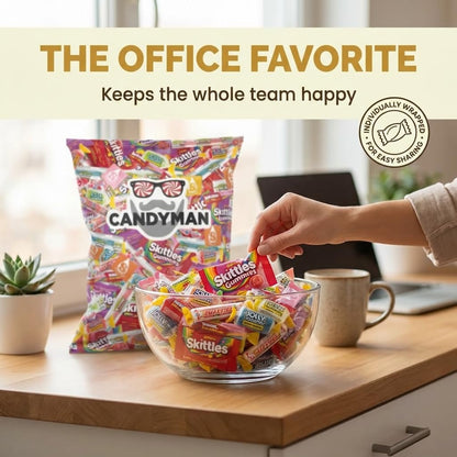 Assorted Candy – Individually Wrapped, 20 lb