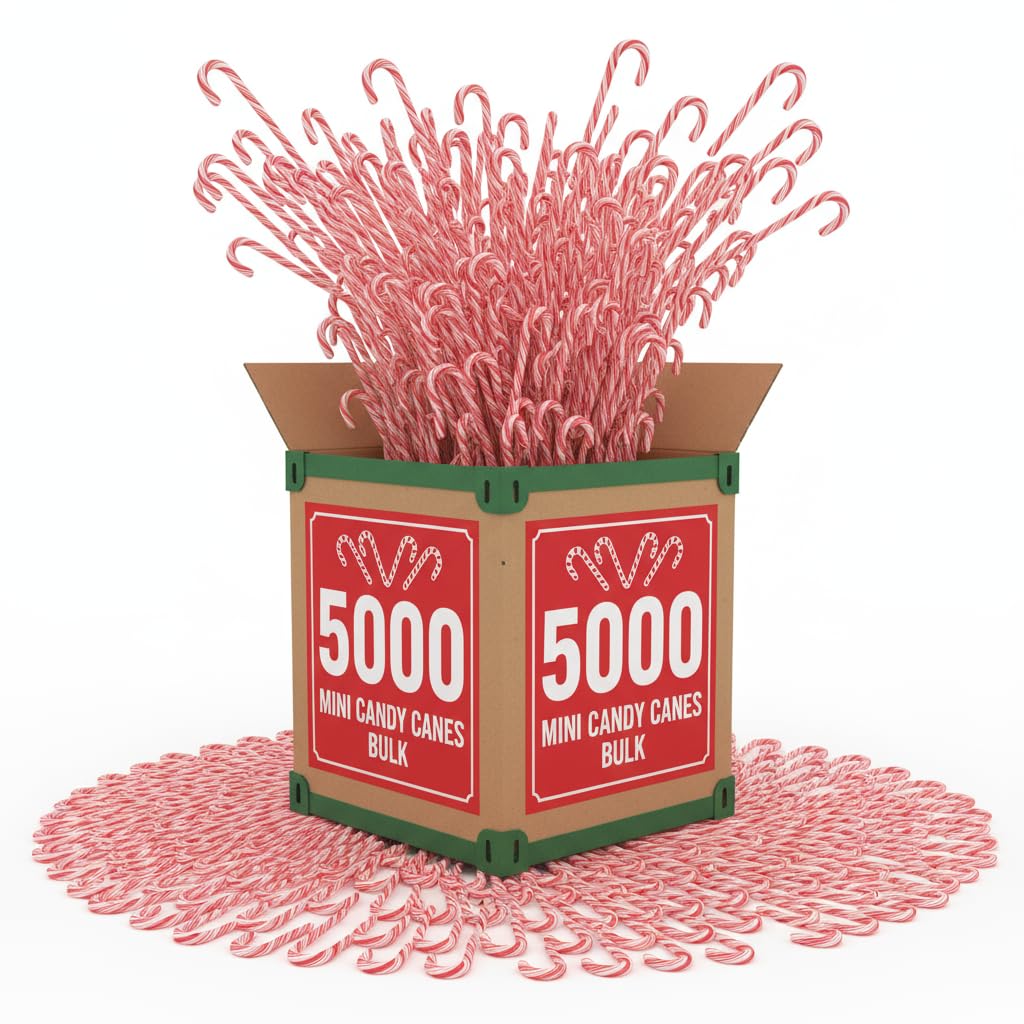 Mini Peppermint Candy Canes – Individually Wrapped