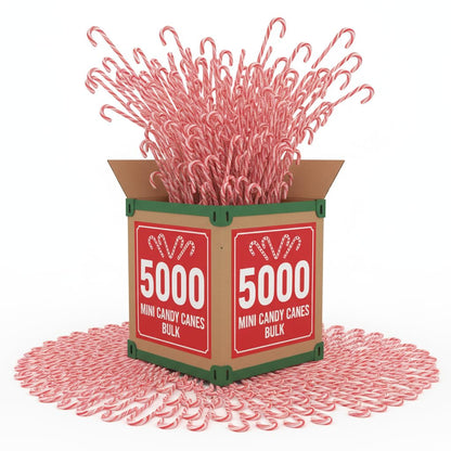 Mini Peppermint Candy Canes – Individually Wrapped