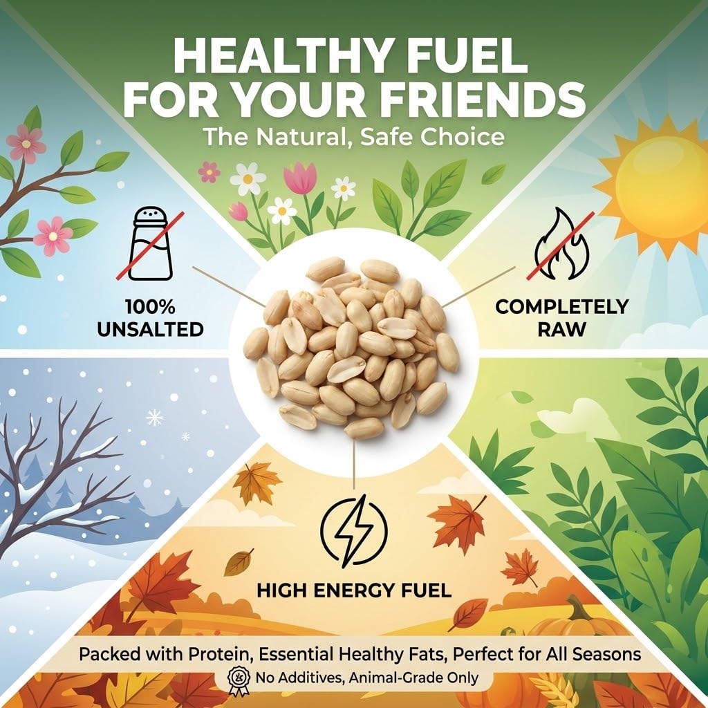 Raw Unsalted Peanuts – Natural Wildlife Feed