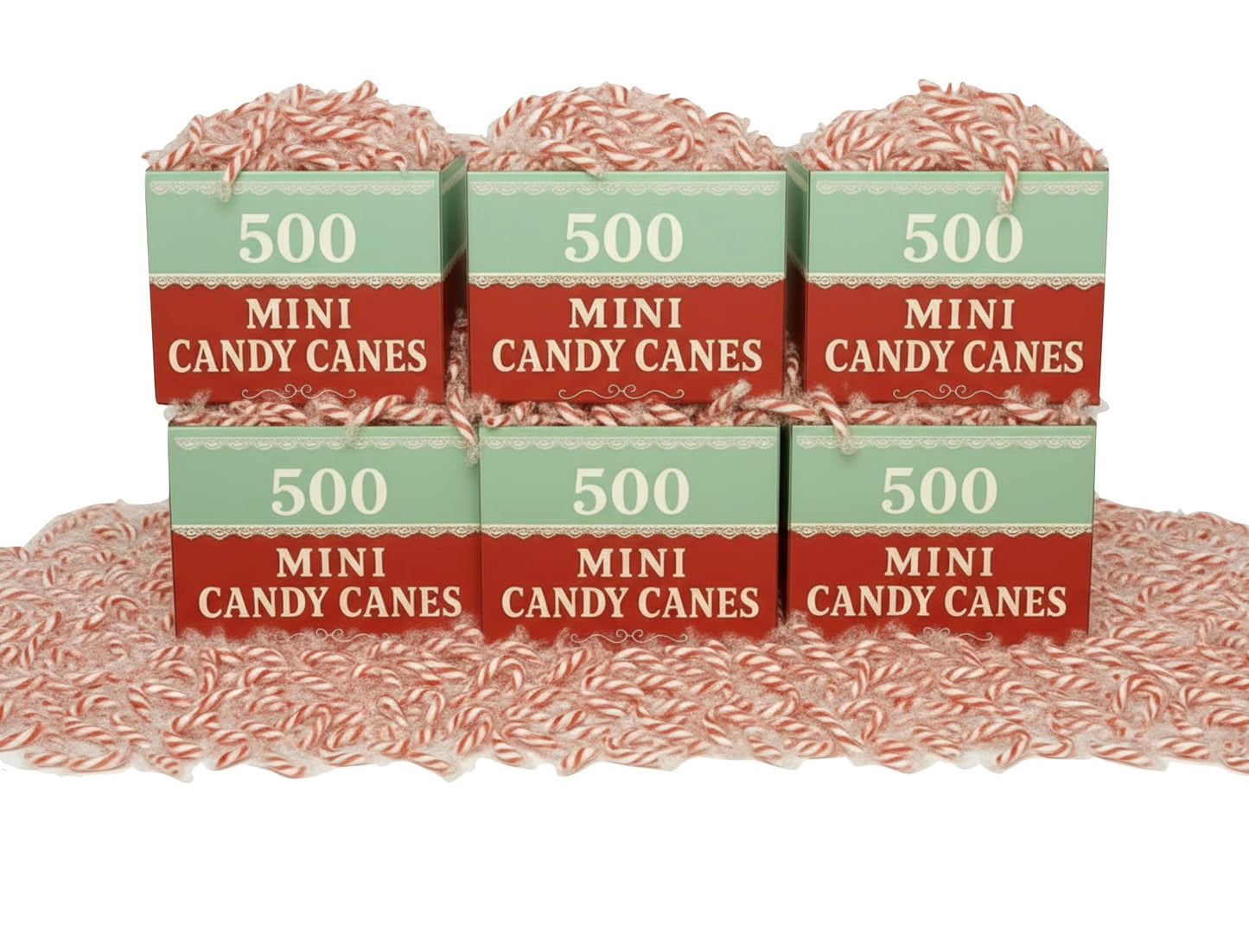 Mini Peppermint Candy Canes – Individually Wrapped