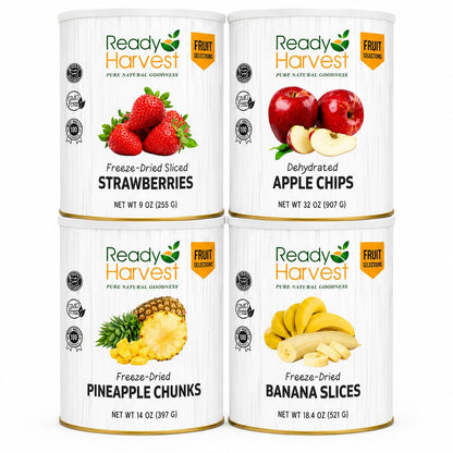 Freeze-Dried Fruit Variety Pack – 4 Large Cans