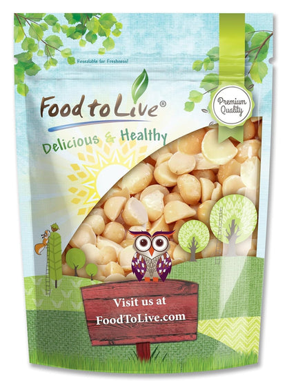Macadamia Nut Halves & Pieces – Natural & Crunchy