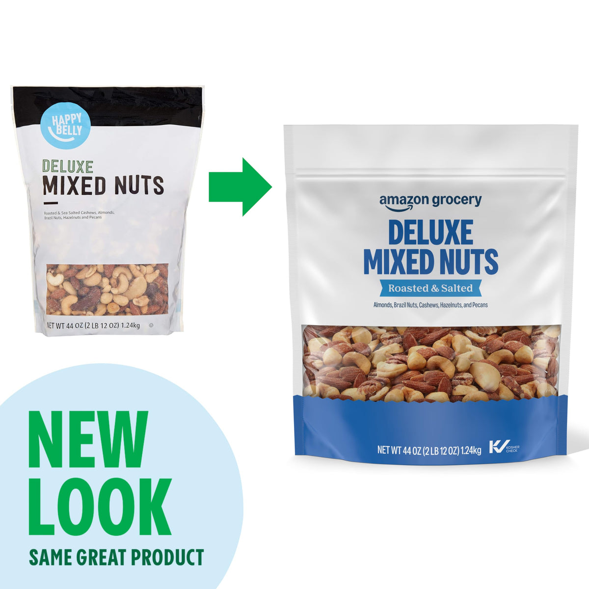Deluxe Mixed Nuts – Roasted & Salted, 44 oz