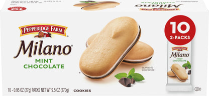 Dark Chocolate Milano Cookies – 10 Snack Packs