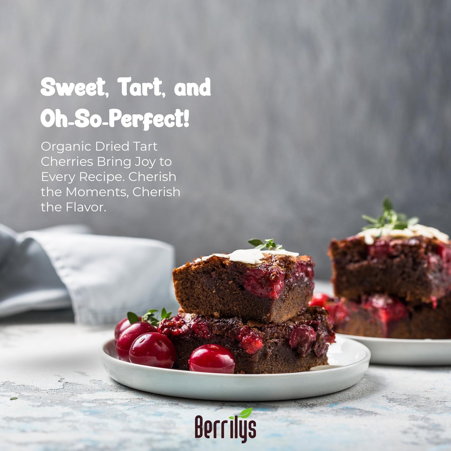 Organic Dried Tart Cherries – Unsweetened, 5 lb