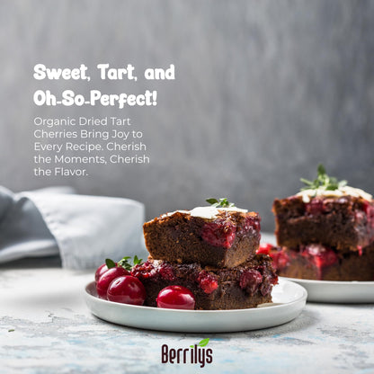 Organic Dried Tart Cherries – Unsweetened, 5 lb