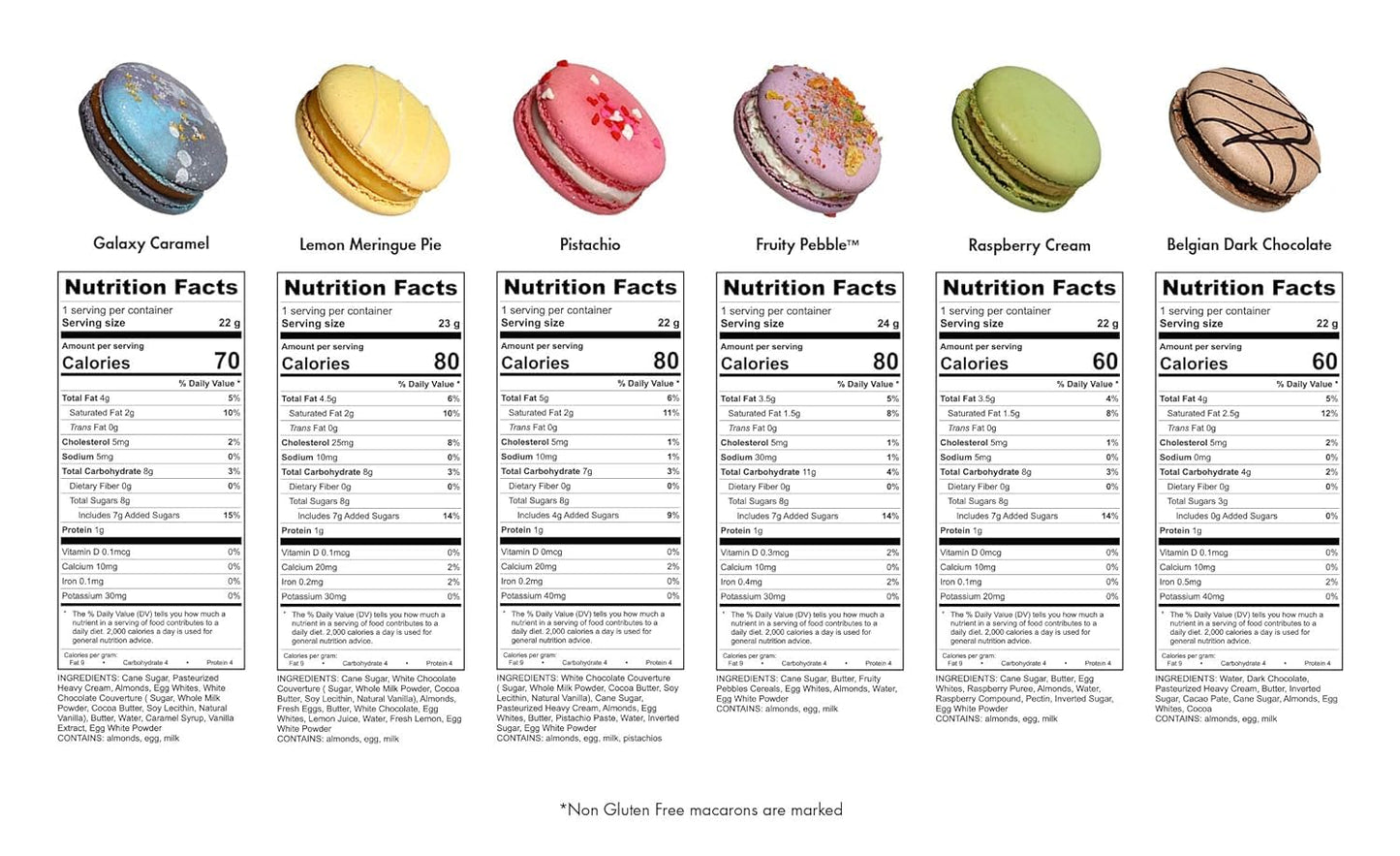 French Macarons – Gourmet Assorted Cookies