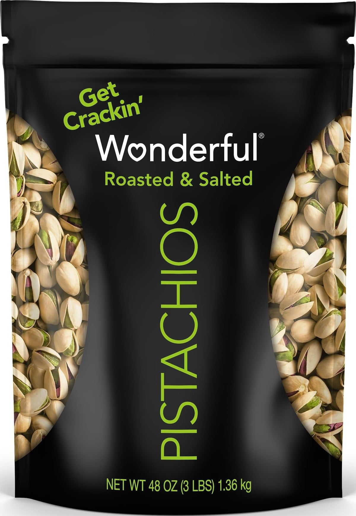Roasted & Salted Pistachios – In-Shell, 48 oz