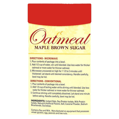 High-Protein Oatmeal – Maple Brown Sugar