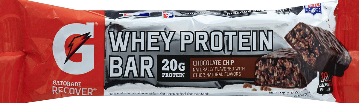 Whey Protein Bars – Chocolate Chip, 12-Pack