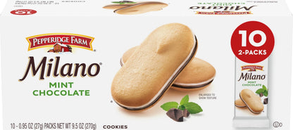 Dark Chocolate Milano Cookies – 10 Snack Packs