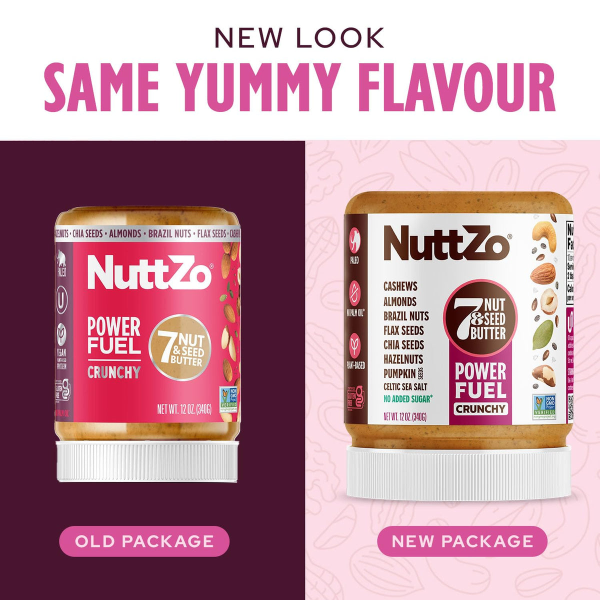 7-Nut & Seed Butter – No Added Sugar or Oil