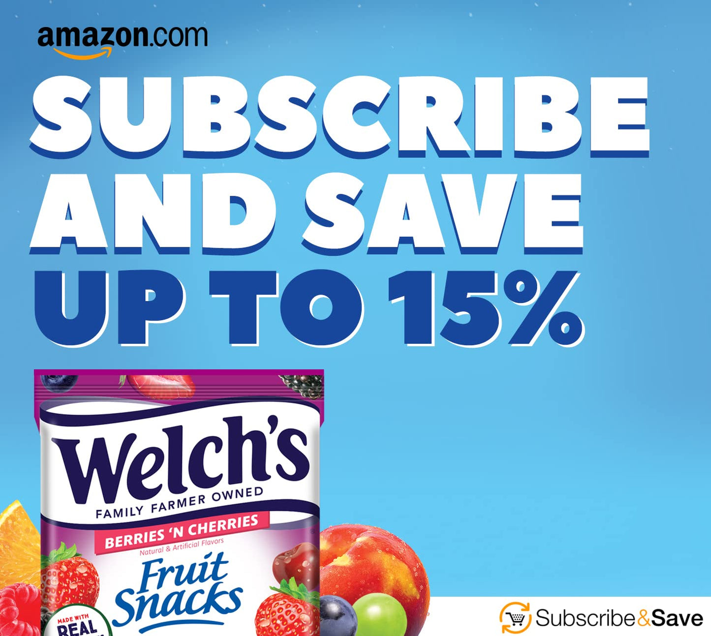 Berries & Cherries Fruit Snacks – 40 Snack Packs