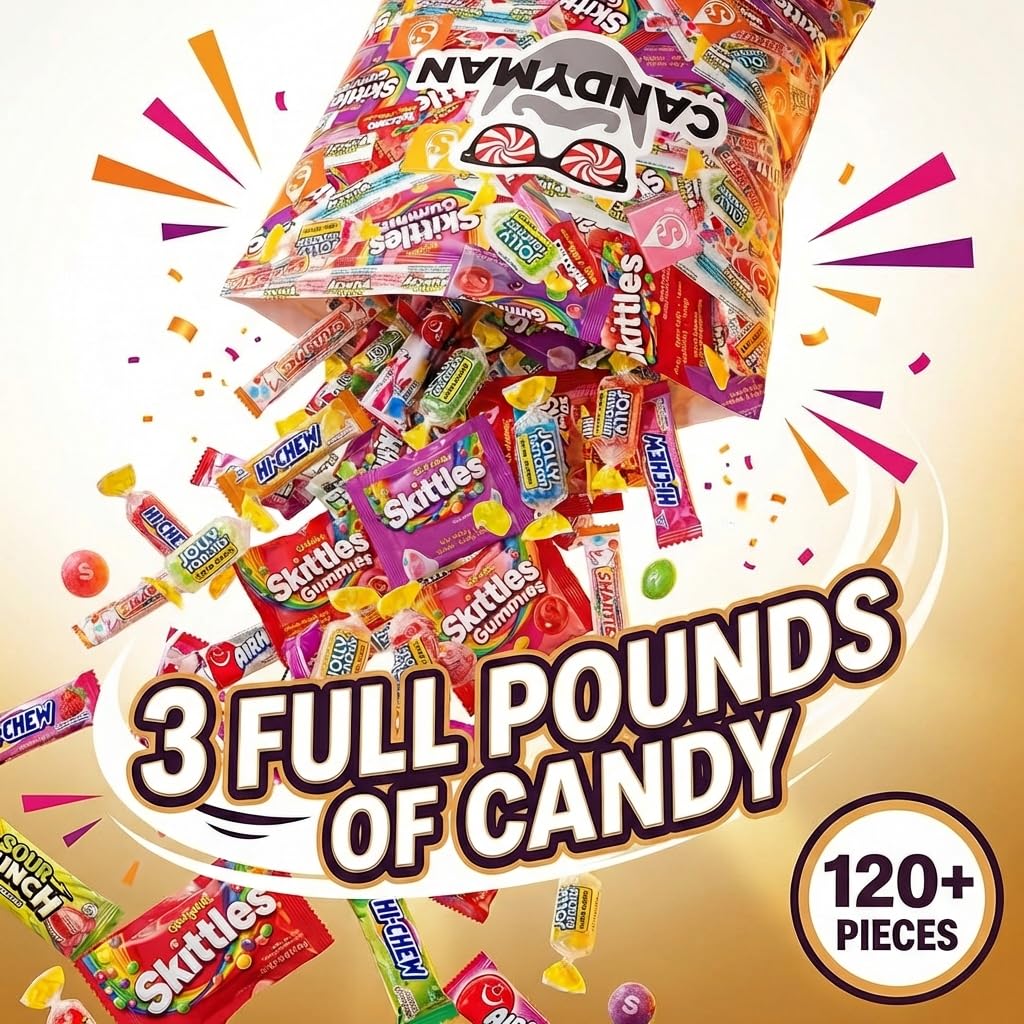 Assorted Candy – Individually Wrapped, 20 lb