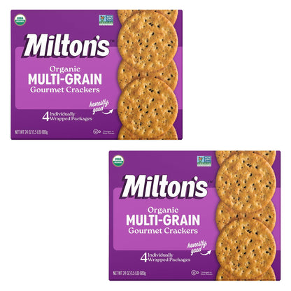 Organic Multigrain Crackers – Non-GMO, 24 oz
