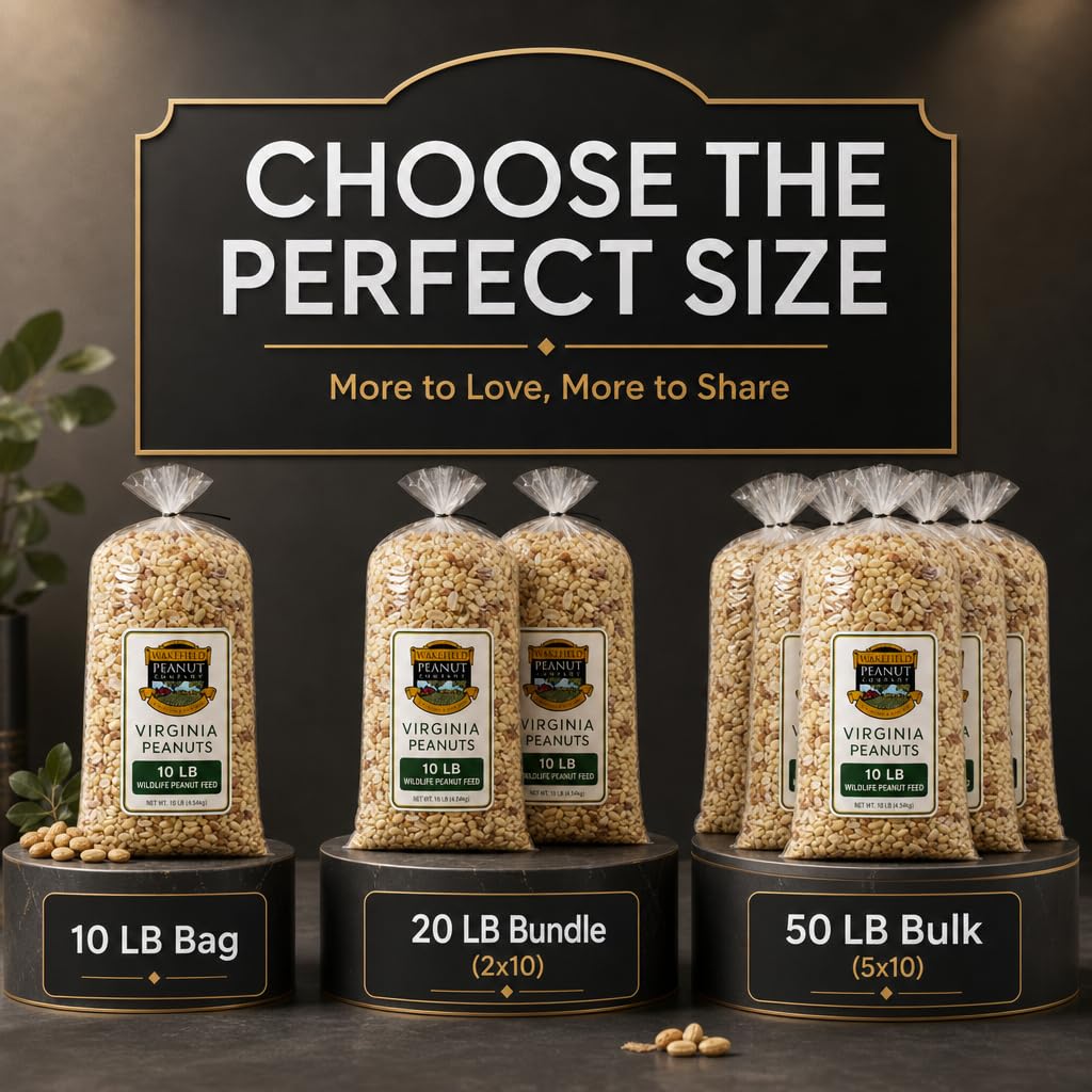 Raw Unsalted Peanuts – Natural Wildlife Feed