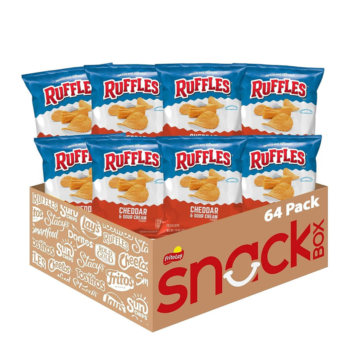 Original Ridged Potato Chips – 60 Snack Packs