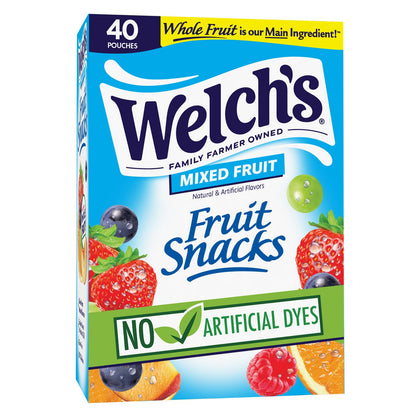 Berries & Cherries Fruit Snacks – 40 Snack Packs