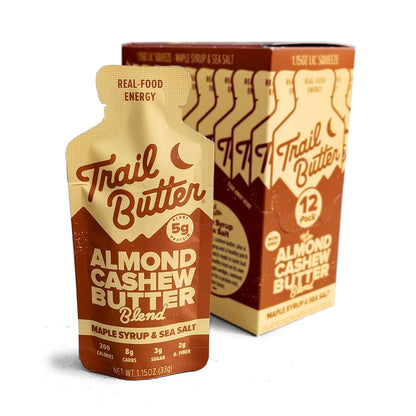 Nut Butter Pouches – Protein Energy Snack, 12-Pack