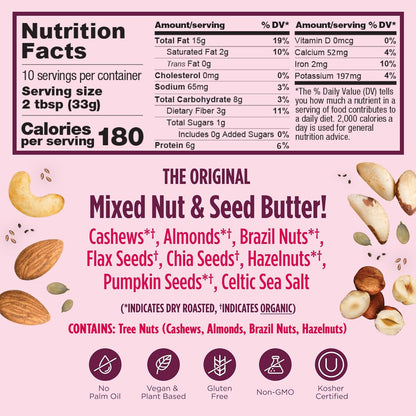 7-Nut & Seed Butter – No Added Sugar or Oil