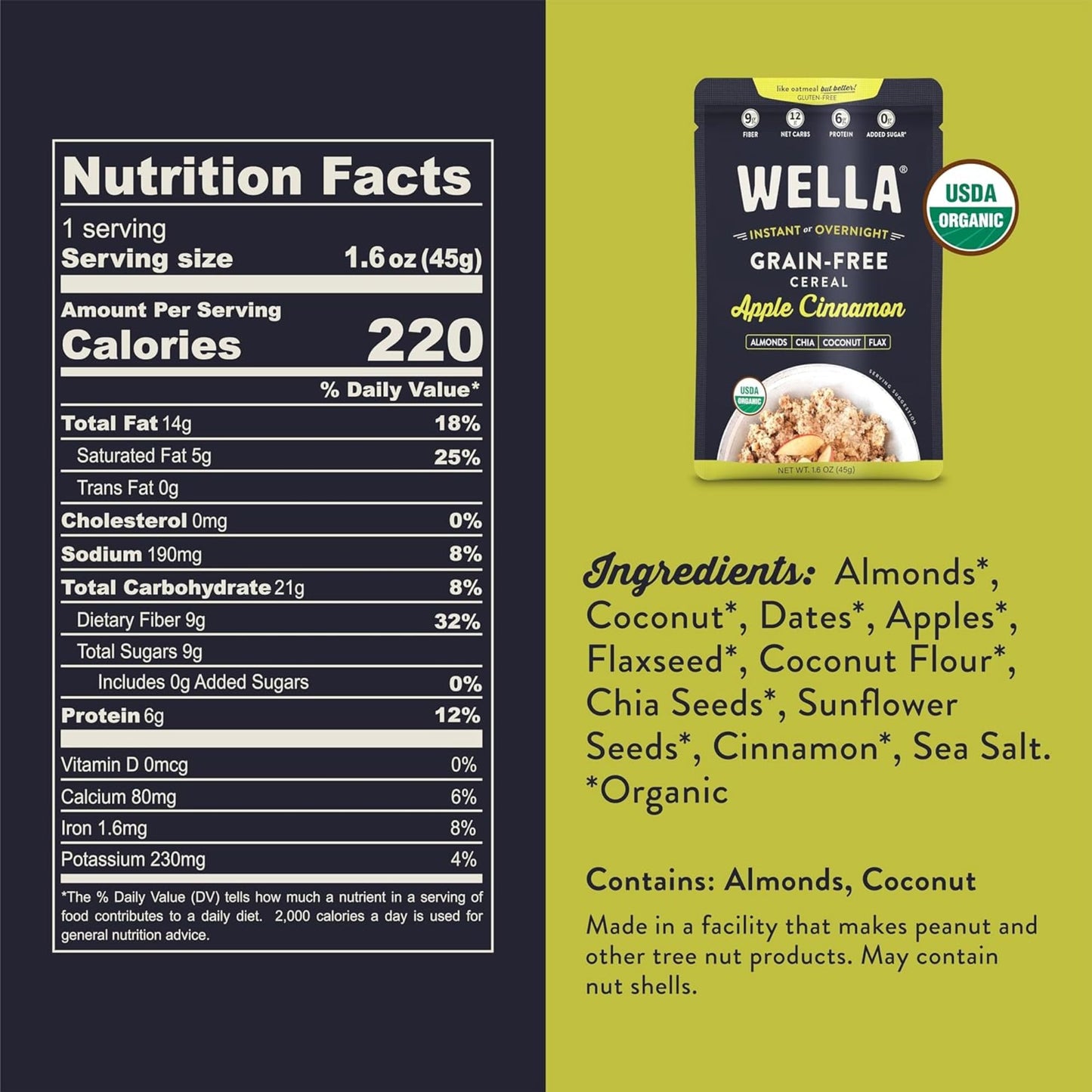 Grain-Free Hot Cereal – High-Protein Oat Alternative