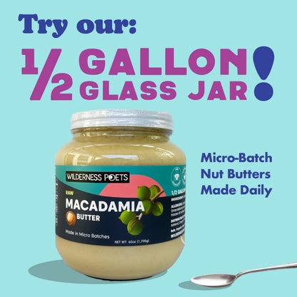 Wilderness Poets Raw Macadamia Butter