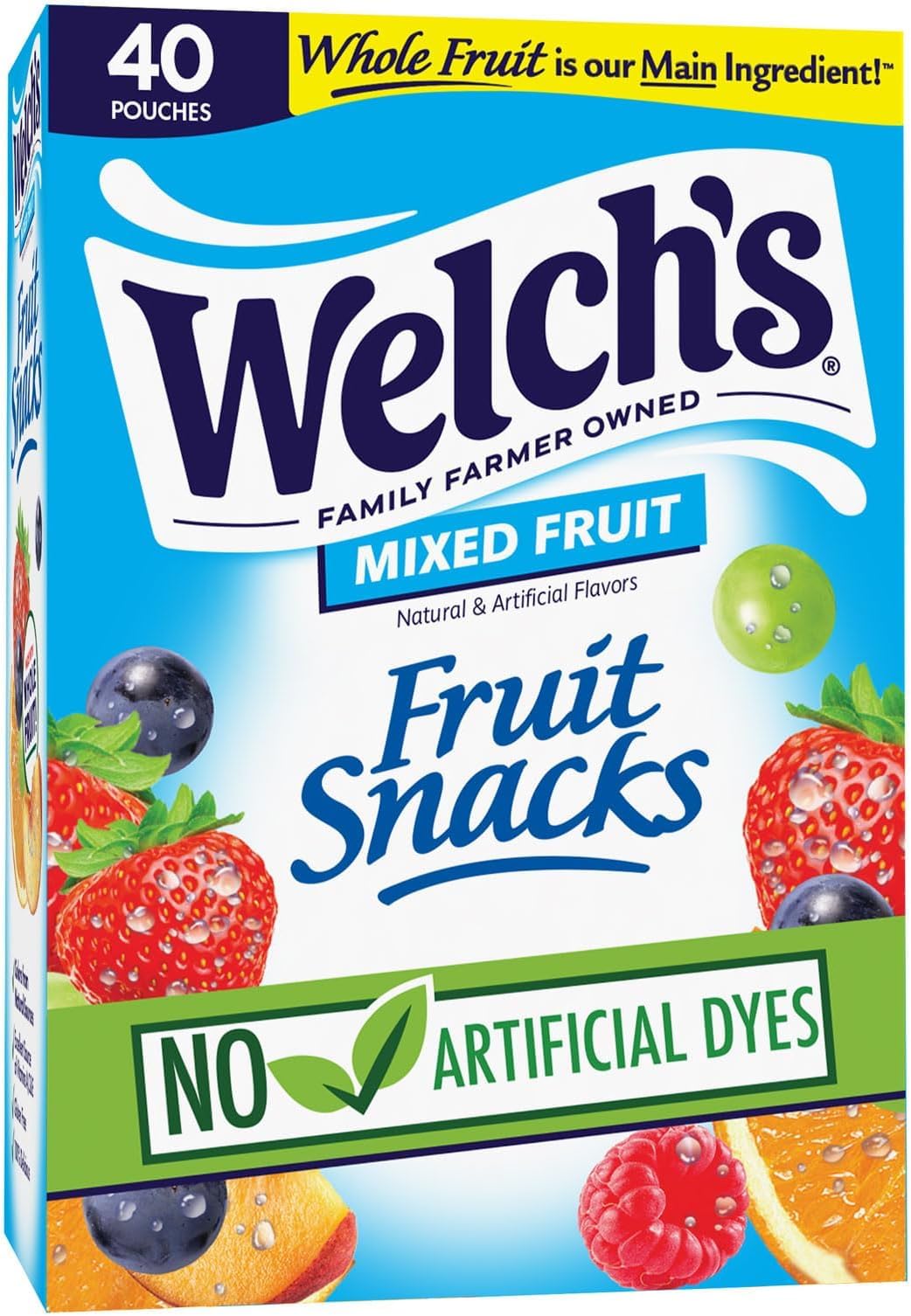 Berries & Cherries Fruit Snacks – 40 Snack Packs